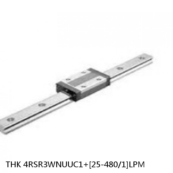 4RSR3WNUUC1+[25-480/1]LPM THK Miniature Linear Guide Full Ball RSR Series