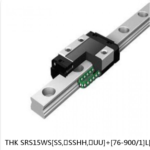 SRS15WS[SS,​SSHH,​UU]+[76-900/1]L[H,​P]M THK Miniature Linear Guide Caged Ball SRS Series