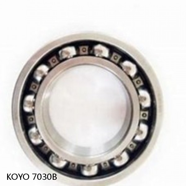 7030B KOYO Single-row, matched pair angular contact ball bearings